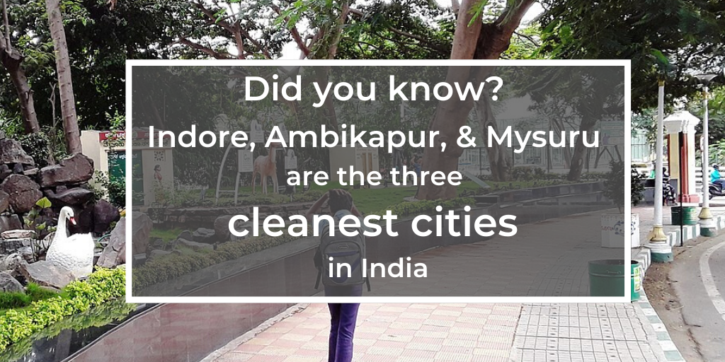 Cleanest cities in India